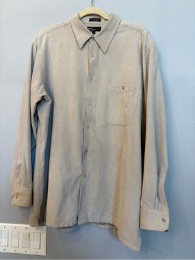 Marc Edwards Beige Button-Up Shirt - XL